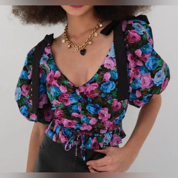 NWT For Love And Lemons Maggie Top in xs. New in bag. 394 . - Picture 1 of 3